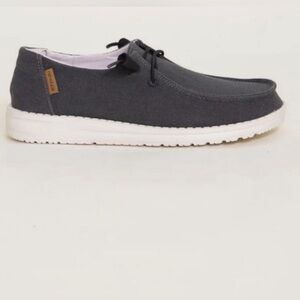 Women’s Hey Dudes Wendy Chambray Off Black size 7